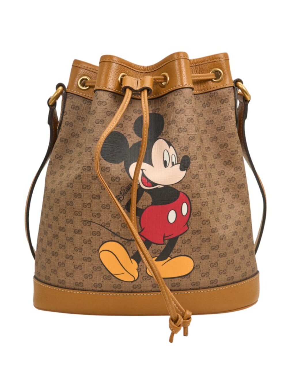 Gucci X Disney GG Supreme Monogram Bucket Bag